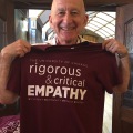 A Rigorous and Critical Empathy t-shirt, courtesy of the UChicago Community Outreach Program and Xavier Remy