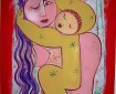 Mother with Child by Emilia BAYER (Credit: On on canvas 2008: Wiki Commons)